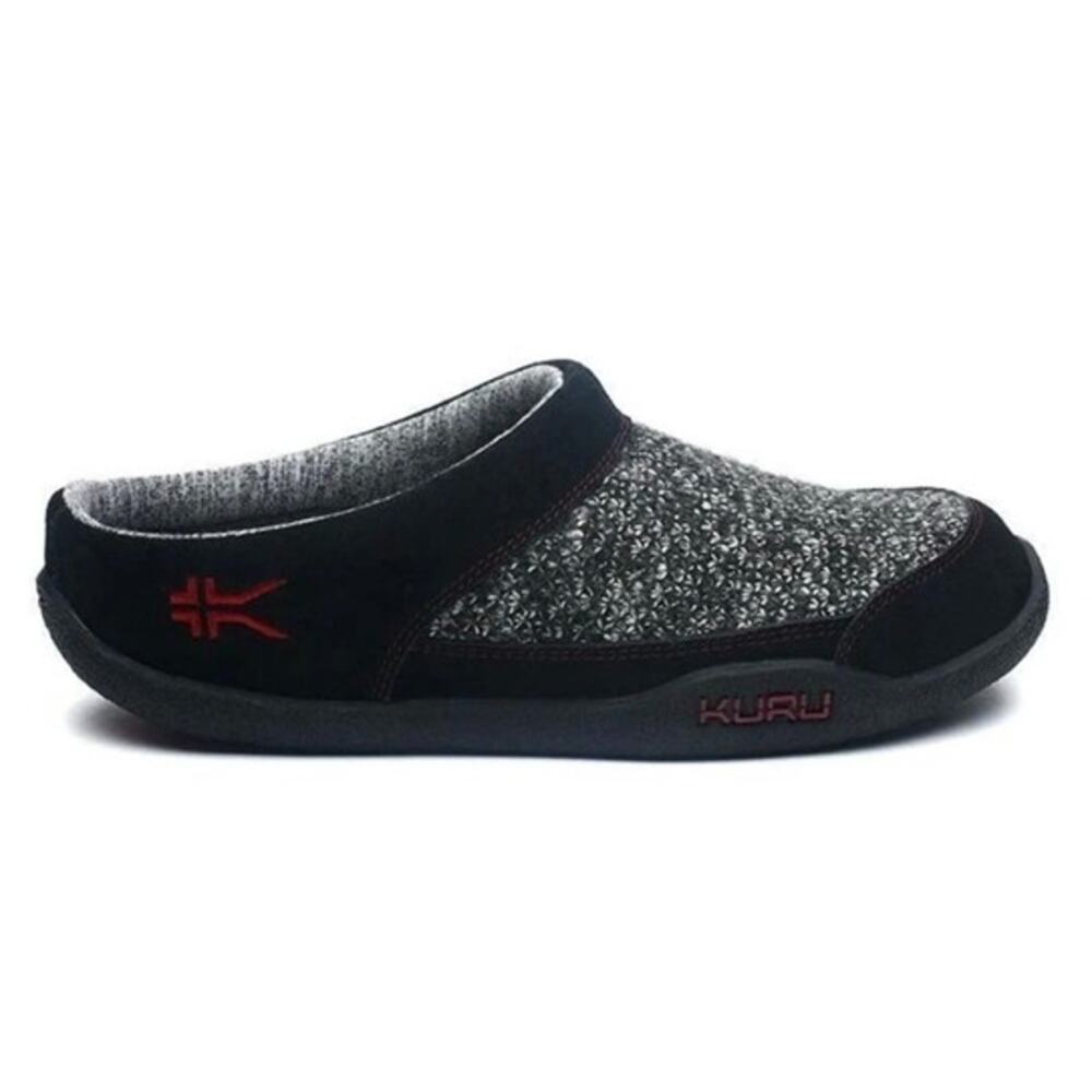 Kuru Womens Draft Slipper Clogs US 10 M EU 41 Grey Black NWOB